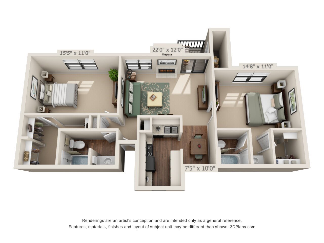 The Apalachee Floor Plan 4